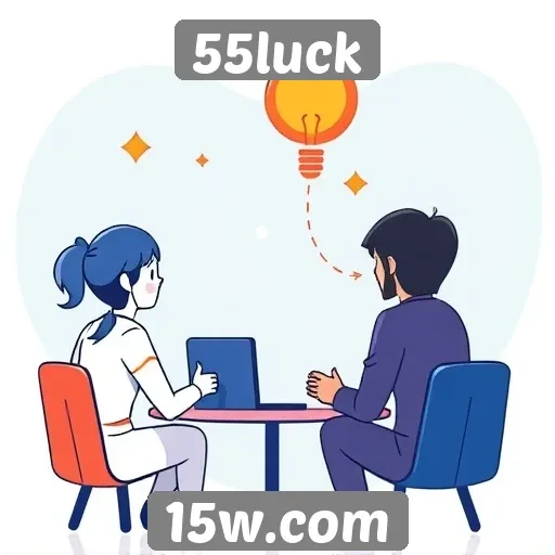 Experiências de usuários no site 55luck