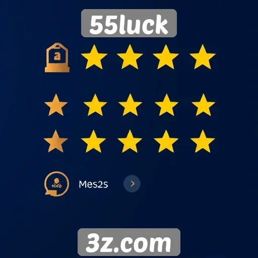 Impacto das avaliações de usuários no 55luck