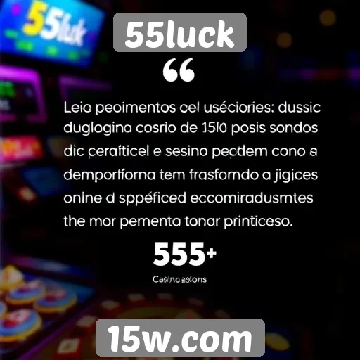 Depoimentos de usuários do 55luck