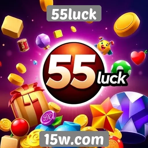 A variedade de jogos disponíveis no 55luck